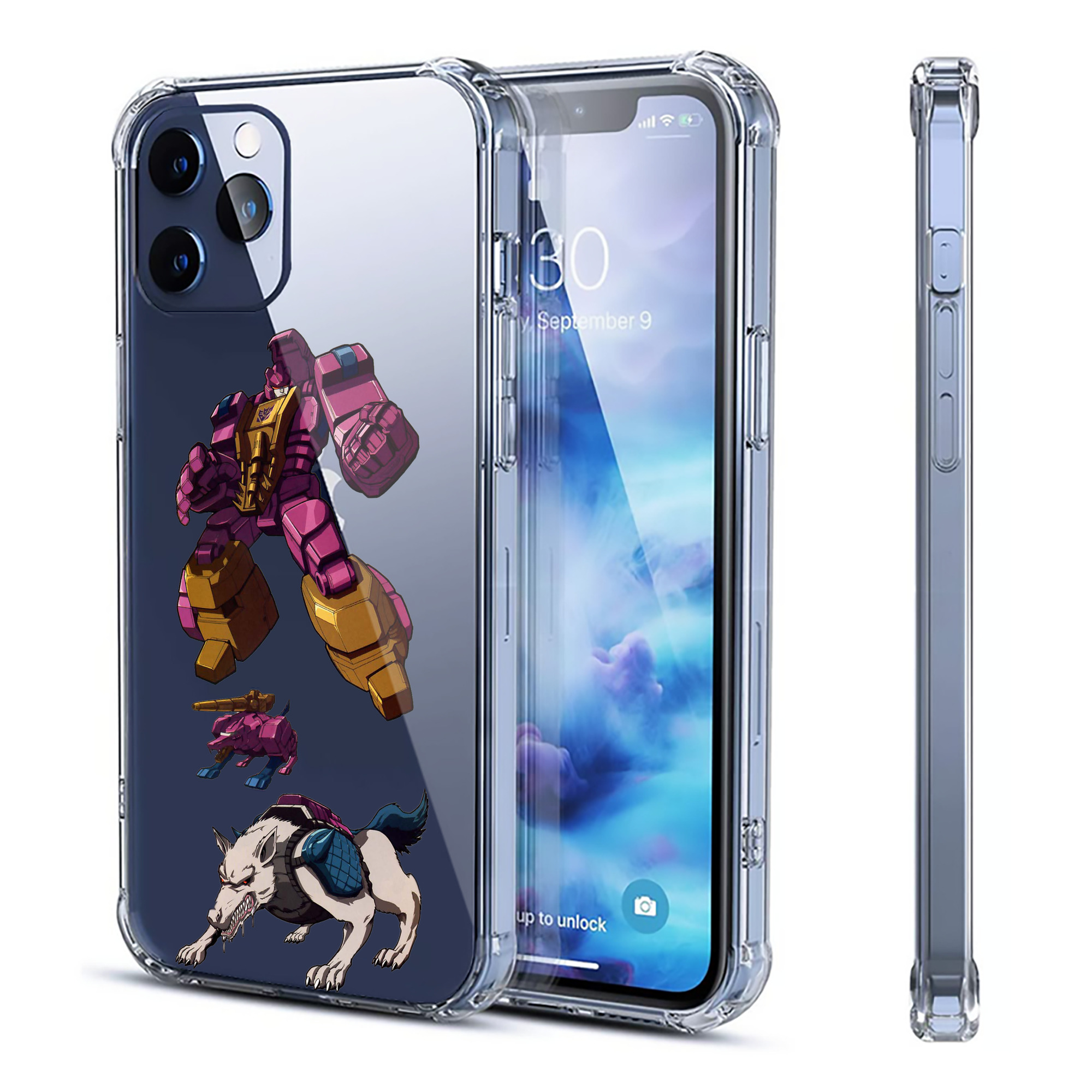 （画像用）  【iPhone 12シリーズ対応】透明スマホケース（クリアソフトケース）